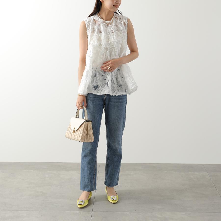 MANOLO BLAHNIK（マノロブラニク） パンプス HANGISIFLAT SATIN 010