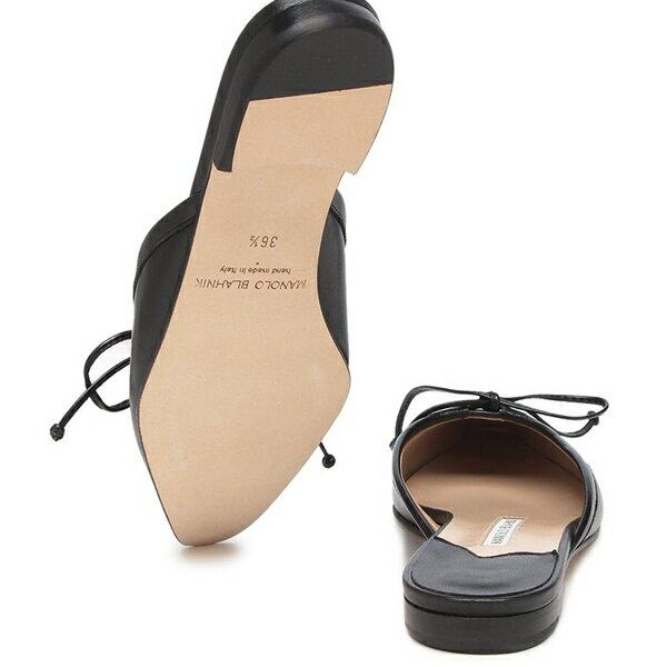 MANOLO BLAHNIK（マノロブラニク） フラットミュール BALLERIMU NAPPA