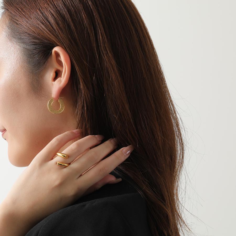 CELINE セリーヌ フープピアス B107K3F83.35OR レディース トリオンフ アクセサリー プラス ロゴ GOLDの画像