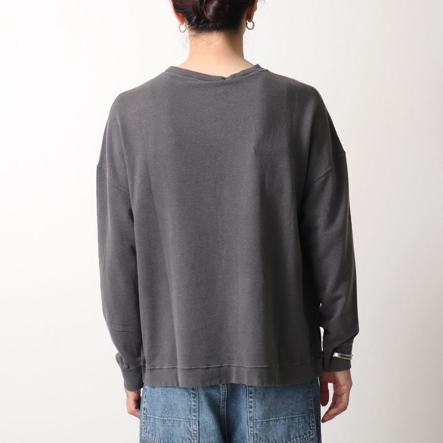 OUR LEGACY アワーレガシー スウェットシャツ M2266SW メンズ 長袖 トレーナー 無地 クルーネック トレーナー WashedBlackRogueLoopbackの画像