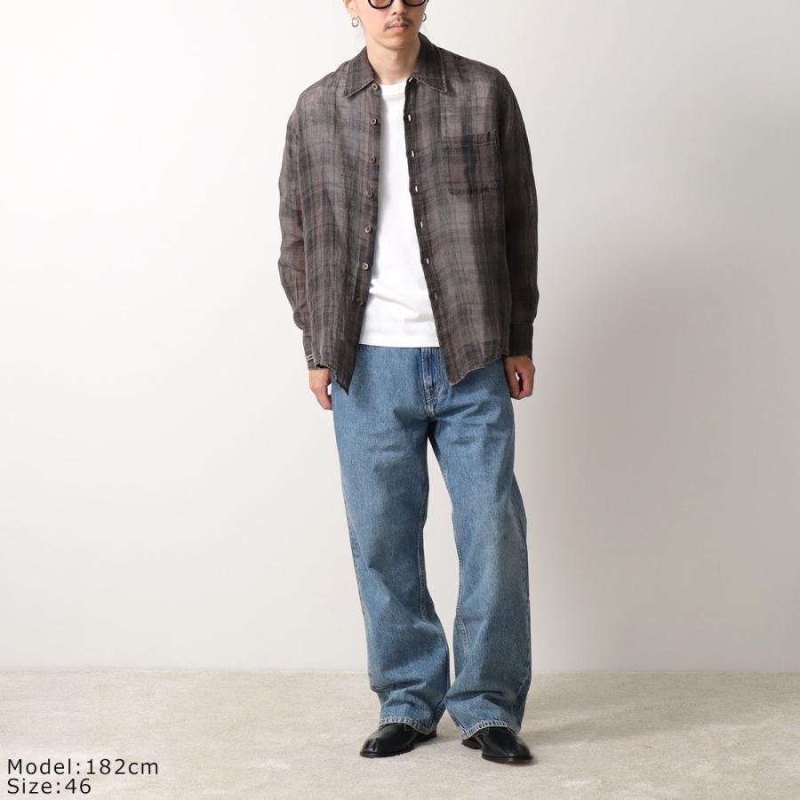 OUR LEGACY アワーレガシー シャツ ABOVE アバブ M2262AP メンズ 長袖 ペンブラチェック柄 胸ポケット PenumbraCheckSheercoatの画像