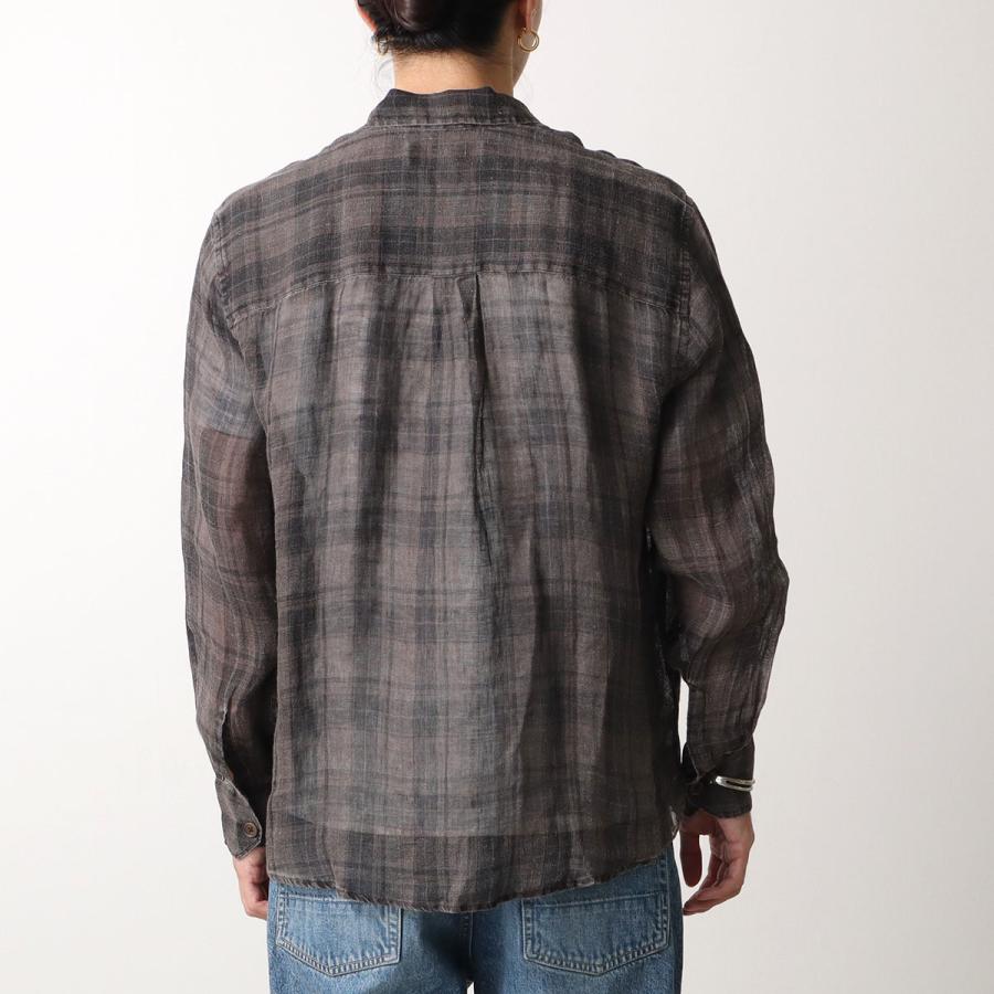 OUR LEGACY アワーレガシー シャツ ABOVE アバブ M2262AP メンズ 長袖 ペンブラチェック柄 胸ポケット PenumbraCheckSheercoatの画像