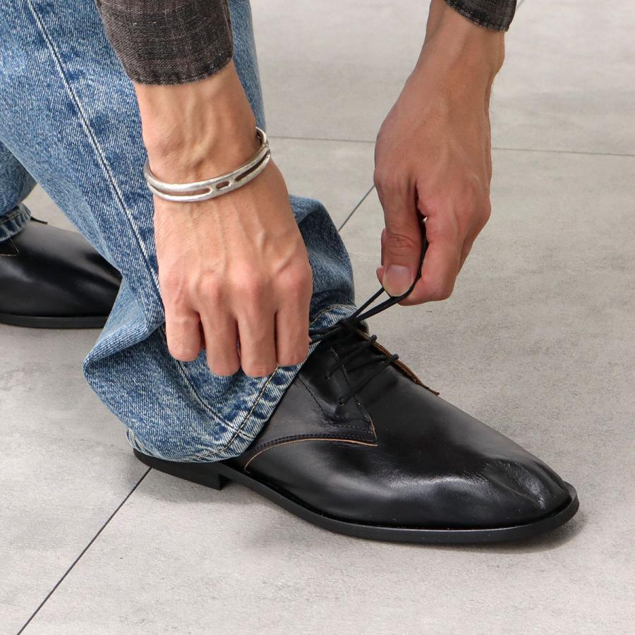 OUR LEGACY アワーレガシー ダービーシューズ COLLAPSING CONSULTANT A2257CCT メンズ レザー ミュール シューズ 革靴 TrueDyeBlackLeatherの画像