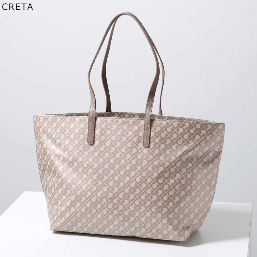 美品✨GHERARDINI ゲラルディーニ トート ソフティ 総柄 オレンジ×白 GHERARDINI（ゲラルディーニ） トートバッグ SOFTY LARGE ソフティ