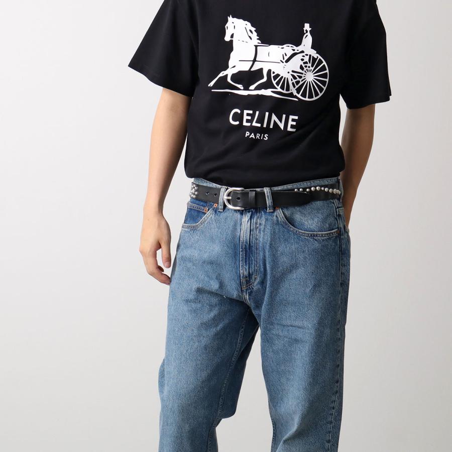 OUR LEGACY アワーレガシー ベルト STAR FALL BELT A4248SB メンズ レザー スター スタッズ BLACK-BRIDLEの画像