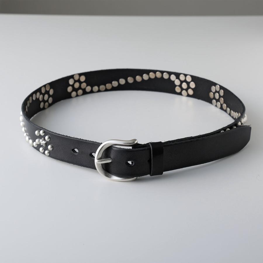 OUR LEGACY アワーレガシー ベルト STAR FALL BELT A4248SB メンズ レザー スター スタッズ BLACK-BRIDLEの画像