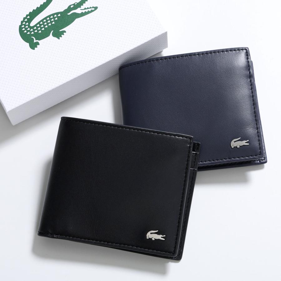 LACOSTE（ラコステ） 二つ折り財布 NH1112FG メンズ レザー 小銭入れ