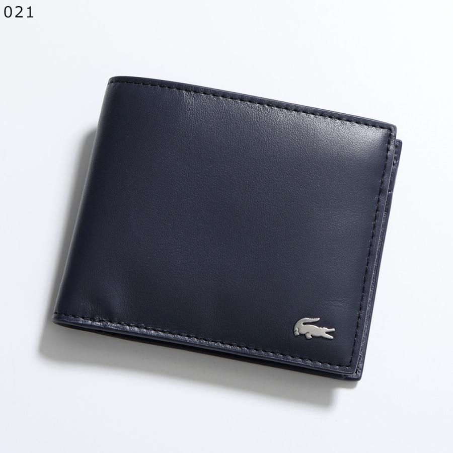 ラコステ　LACOSTE ネイビー 二つ折り財布 LACOSTE（ラコステ） 二つ折り財布 NH1112FG メンズ レザー 小銭入れ