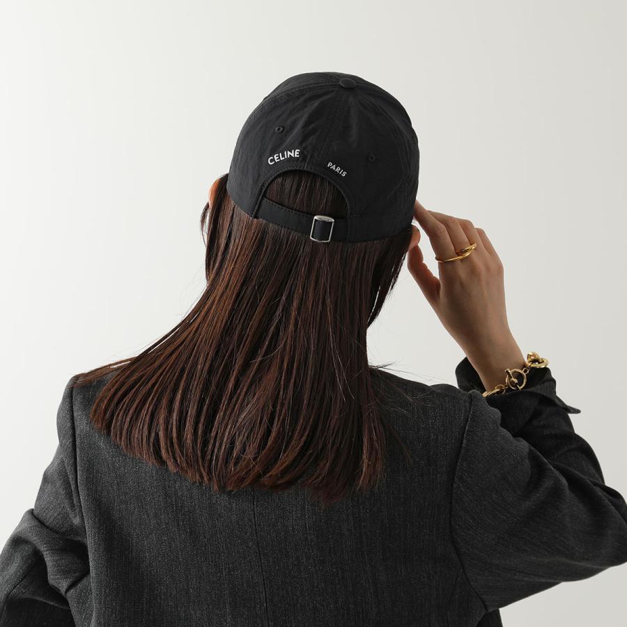 CELINE セリーヌ ベースボールキャップ RICHELIEU リシュリュー AA0J53C56.38NO メンズ トリオンフ ロゴ刺? 帽子 ブラックの画像