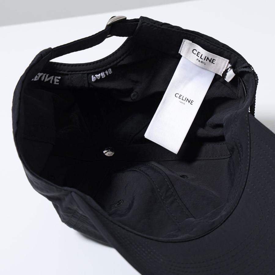 CELINE セリーヌ ベースボールキャップ RICHELIEU リシュリュー AA0J53C56.38NO メンズ トリオンフ ロゴ刺? 帽子 ブラックの画像