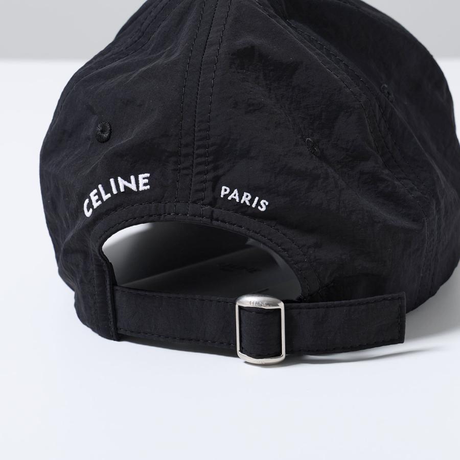 CELINE セリーヌ ベースボールキャップ RICHELIEU リシュリュー AA0J53C56.38NO メンズ トリオンフ ロゴ刺? 帽子 ブラックの画像