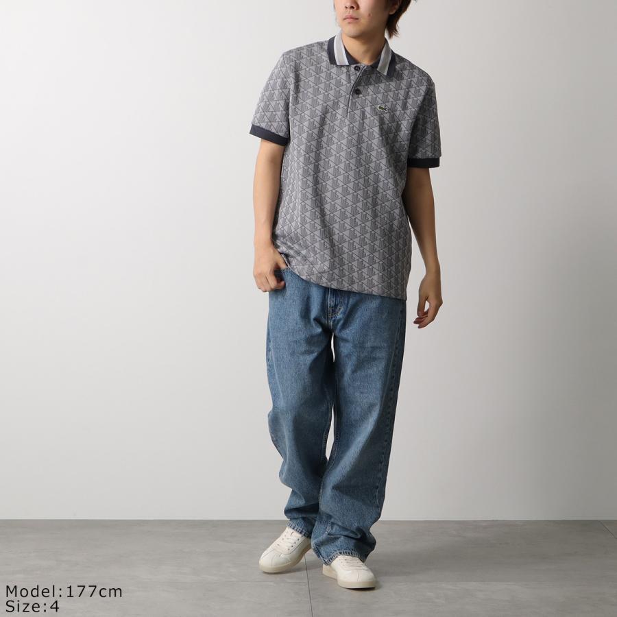 LACOSTE（ラコステ） ポロシャツ DH1417 メンズ モノグラムジャカード
