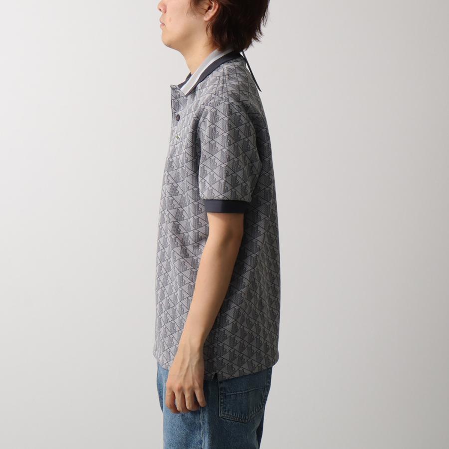 LACOSTE（ラコステ） ポロシャツ DH1417 メンズ モノグラムジャカード