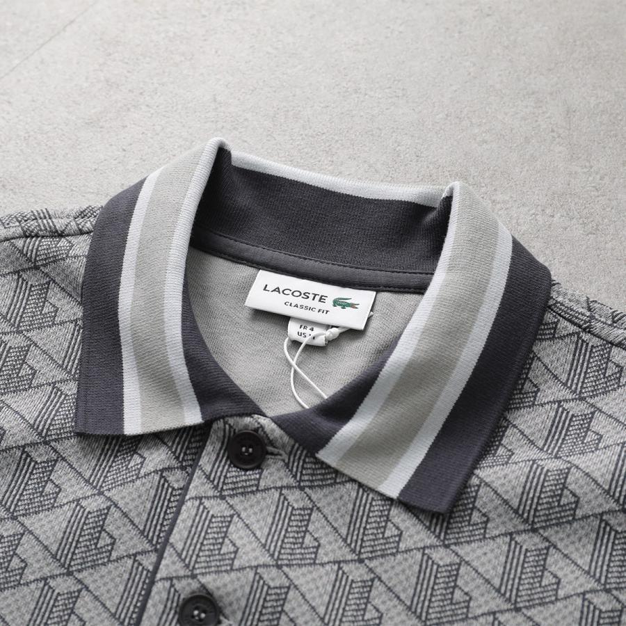 LACOSTE（ラコステ） ポロシャツ DH1417 メンズ モノグラムジャカード