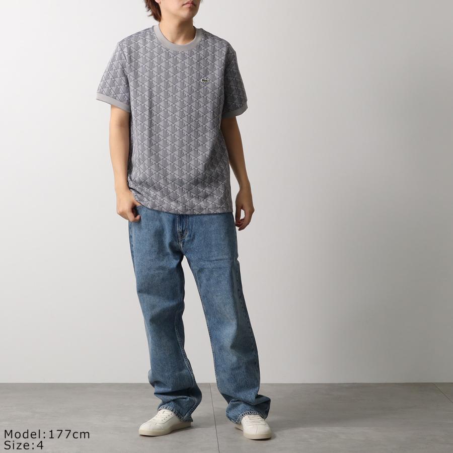 LACOSTE（ラコステ） Tシャツ TH1197 メンズ モノグラムジャカード