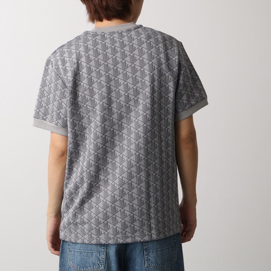 LACOSTE（ラコステ） Tシャツ TH1197 メンズ モノグラムジャカード