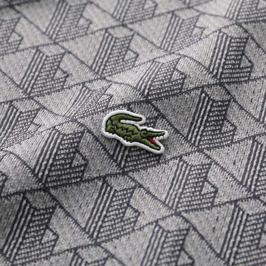 LACOSTE（ラコステ） Tシャツ TH1197 メンズ モノグラムジャカード
