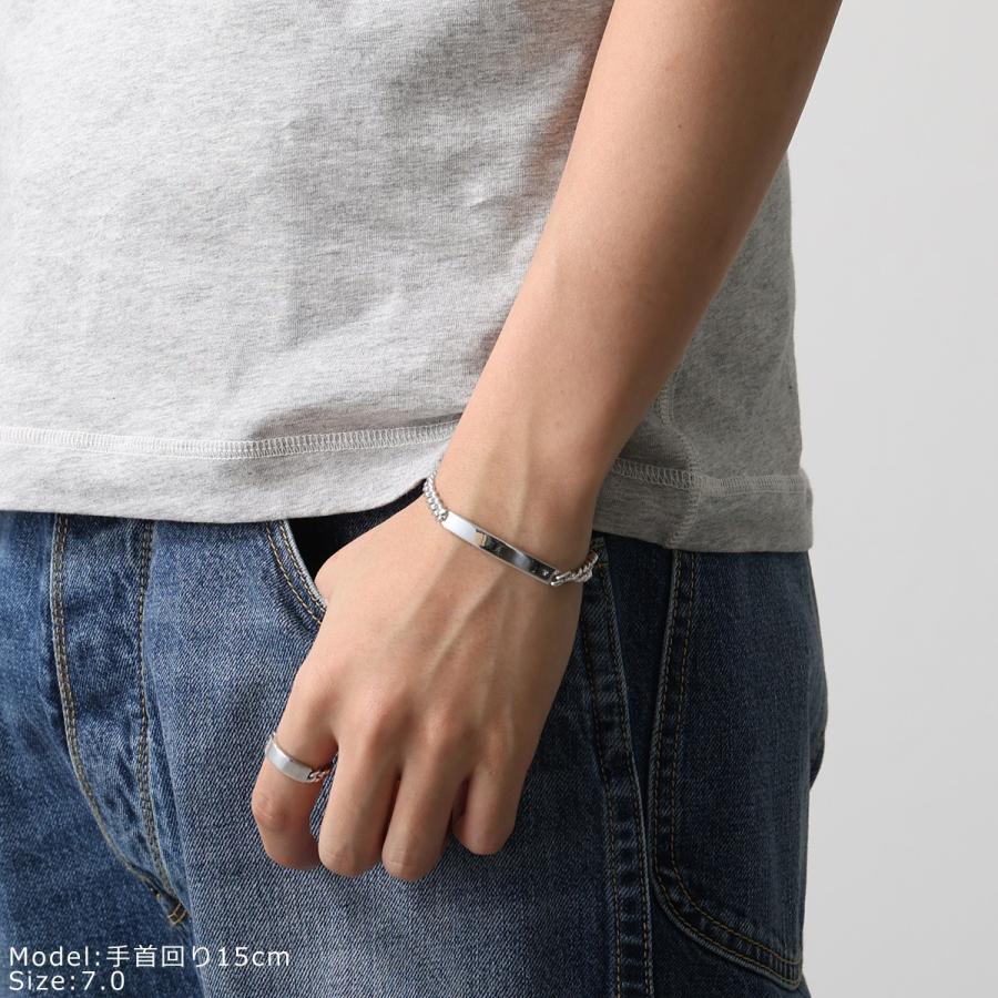 TOMWOOD トムウッド ブレスレット ID Bracelet 101589 メンズ レディース チェーン アクセサリー シルバーの画像