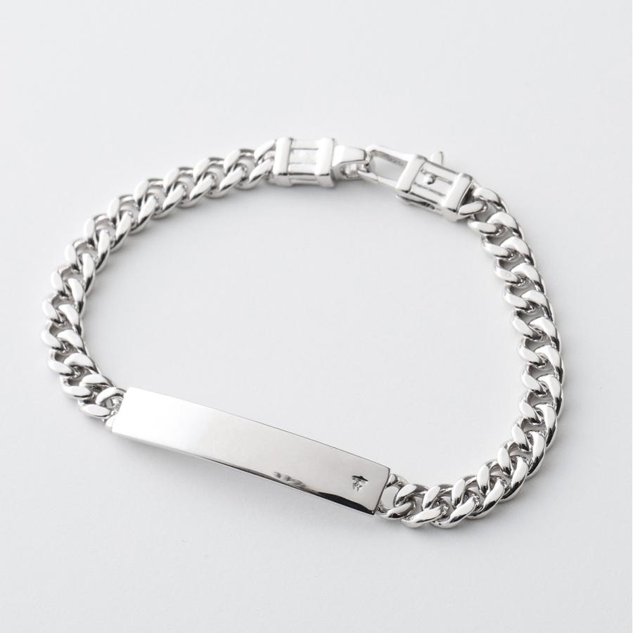 TOMWOOD トムウッド ブレスレット ID Bracelet 101589 メンズ レディース チェーン アクセサリー シルバーの画像