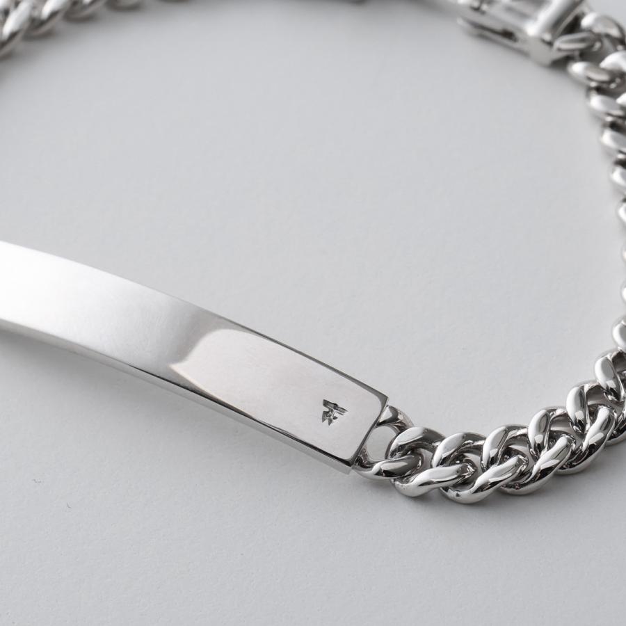 TOMWOOD トムウッド ブレスレット ID Bracelet 101589 メンズ レディース チェーン アクセサリー シルバーの画像
