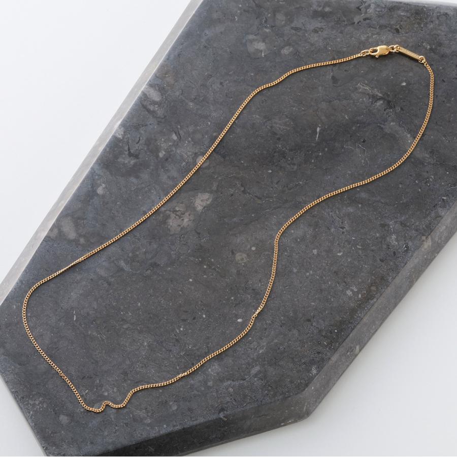 TOM WOOD（トムウッド） ネックレス Jil Chain Gold 18inch 101600