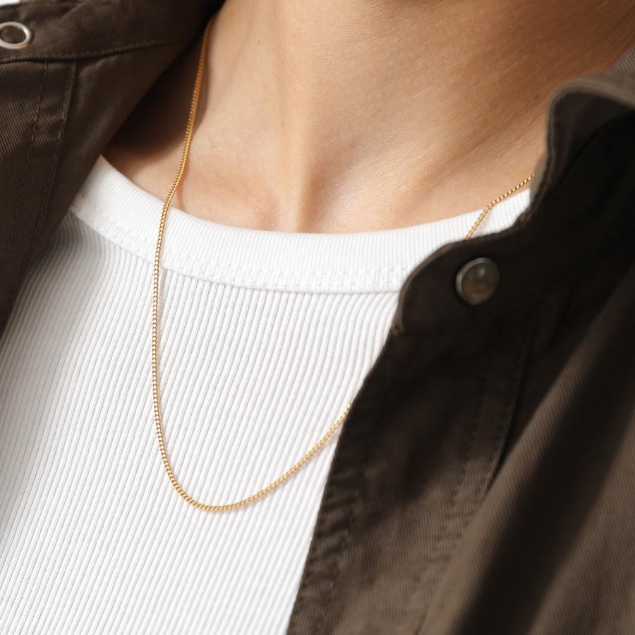 TOMWOOD トムウッド ネックレス Jil Chain Gold 20.5inch 101600 レディース メンズ チェーン アクセサリー 925silver 18KGPの画像
