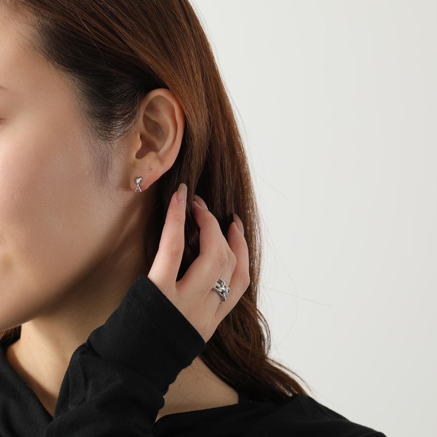 AMI PARIS ハンマード ピアス UJW445.361 ハートロゴ AMI Alexandre Mattiussi ami paris アミパリス ピアス UJW445.361