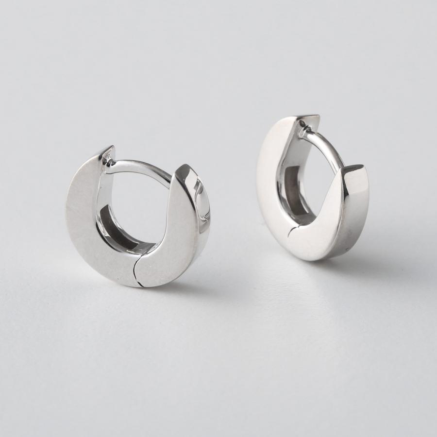 TOMWOOD トムウッド ピアス Beck Huggies ベック ハギーズ 101593 レディース メンズ アクセサリー シルバーの画像
