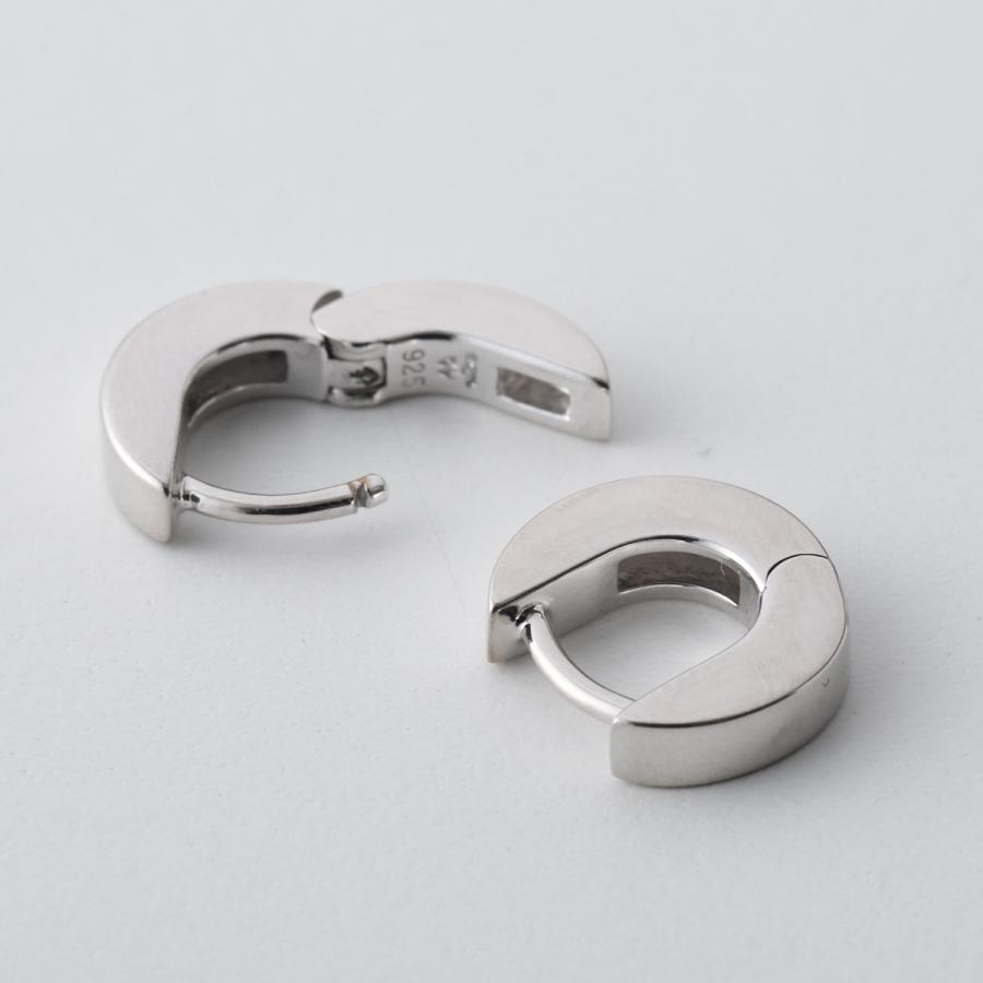 TOMWOOD トムウッド ピアス Beck Huggies ベック ハギーズ 101593 レディース メンズ アクセサリー シルバーの画像
