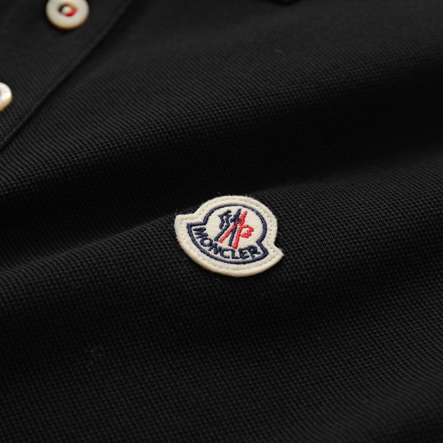 MONCLER モンクレール ポロシャツ 8A00026 84556 メンズ コットンピケ素材 ロゴパッチ 半袖 8A0002684556999の画像
