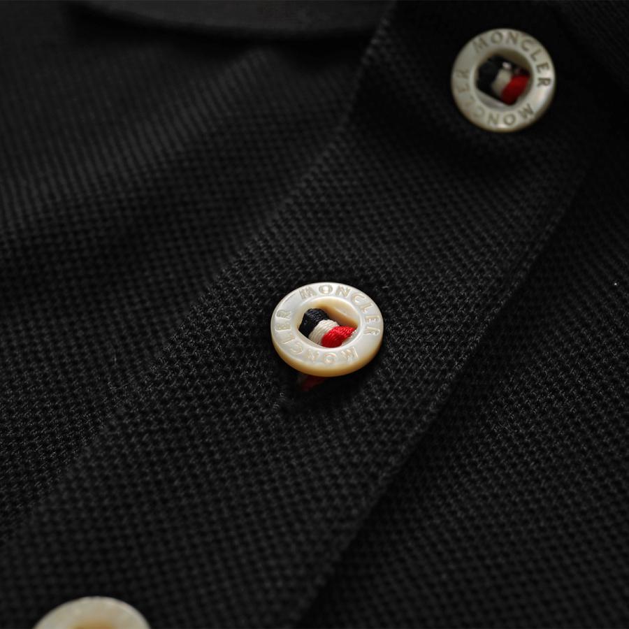 MONCLER モンクレール ポロシャツ 8A00026 84556 メンズ コットンピケ素材 ロゴパッチ 半袖 8A0002684556999の画像