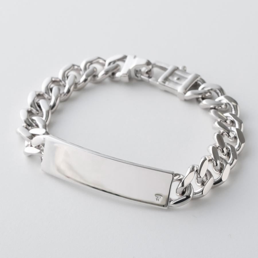 TOMWOOD トムウッド ブレスレット ID Bracelet Large 101606 メンズ チェーン アクセサリー シルバーの画像
