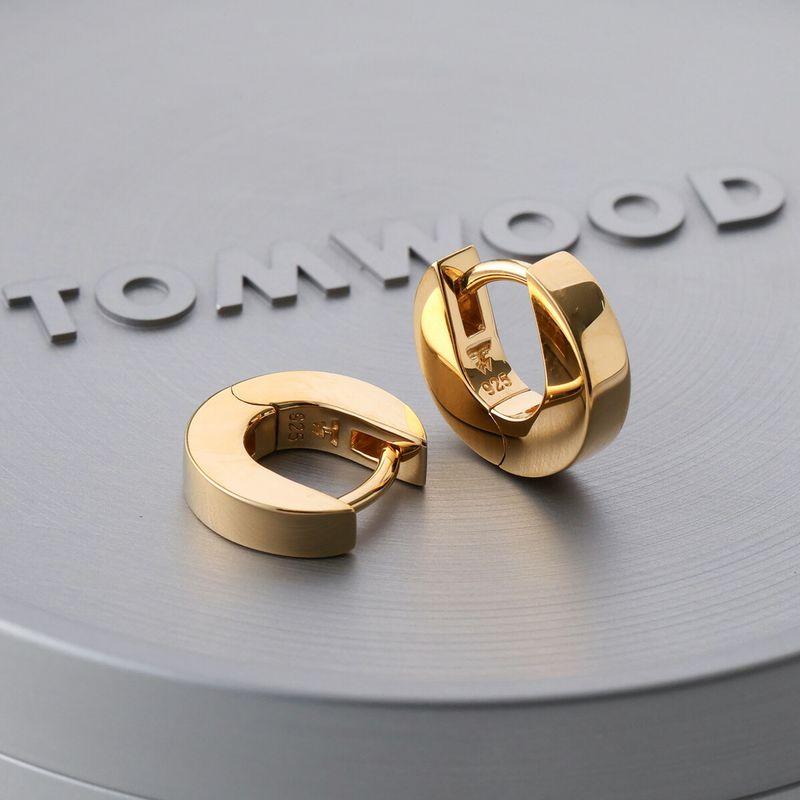 TOM WOOD（トムウッド） ピアス Beck Huggies Gold ベック ハギーズ