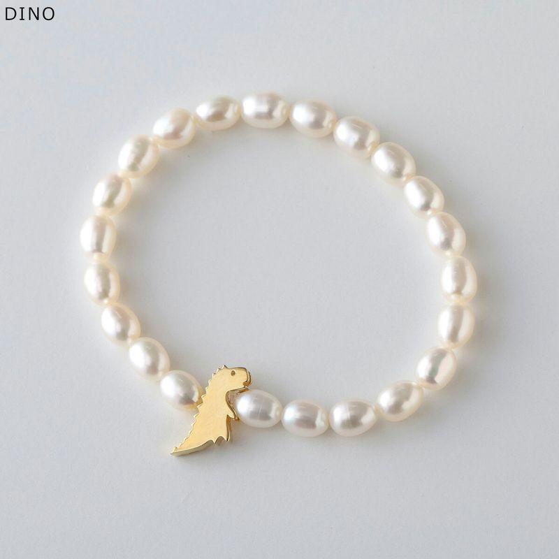 ALIITA（アリータ） ブレスレット DINO FANTASMA BOLD OVAL PEARL