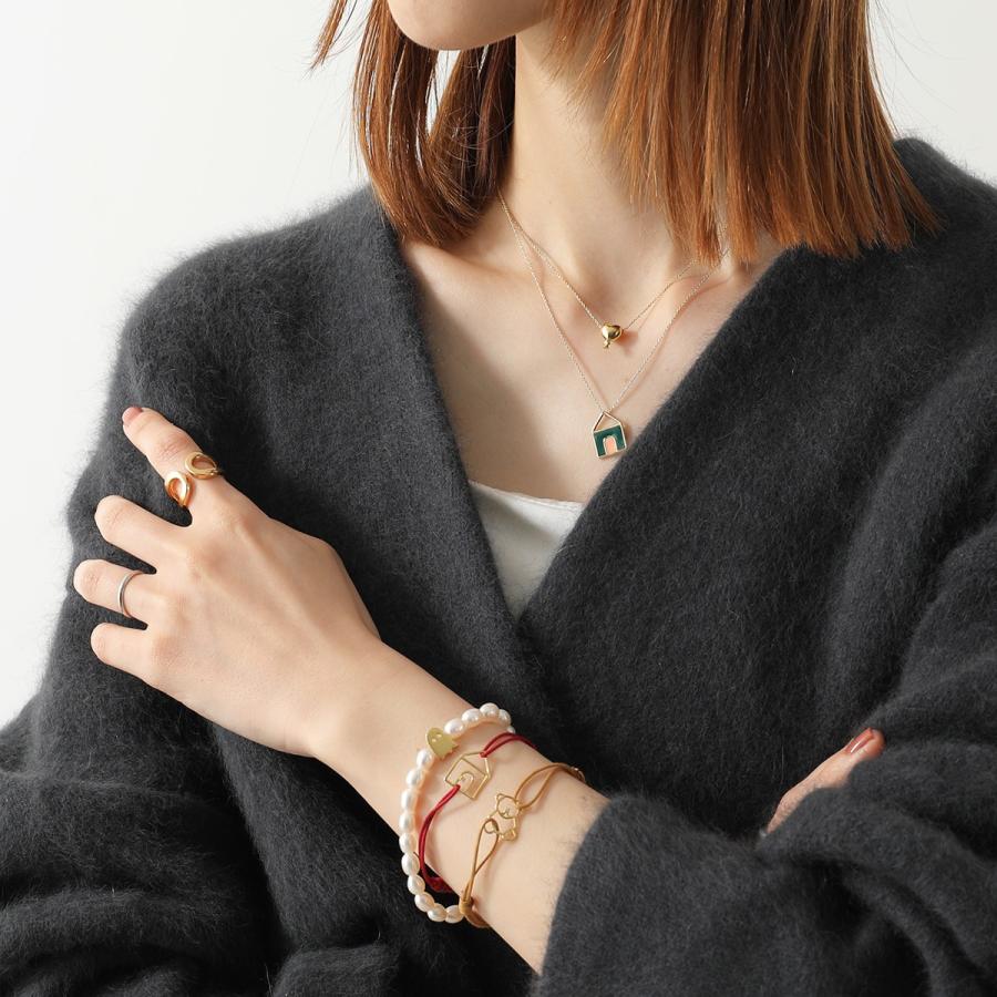 ALIITA アリータ ブレスレット DINO FANTASMA BOLD OVAL PEARL ELASTIC レディース 恐竜 オバケ モチーフ パール アクセサリーの画像