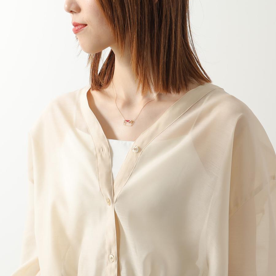ALIITA アリータ ネックレス CARTA PRISMA NECKLACE ROLO レディース 手紙 レター モチーフ エナメル ペンダント アクセサリー G2000/YELLOW-GOLD-9KTの画像