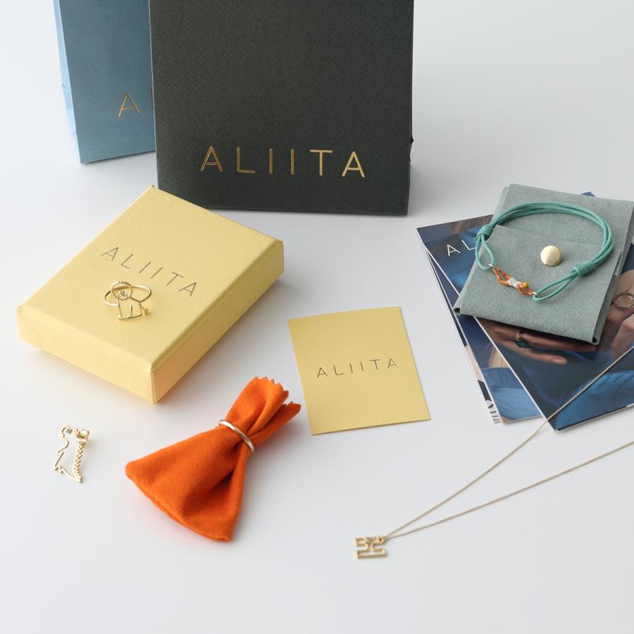 ALIITA アリータ ネックレス CARTA PRISMA NECKLACE ROLO レディース 手紙 レター モチーフ エナメル ペンダント アクセサリー G2000/YELLOW-GOLD-9KTの画像