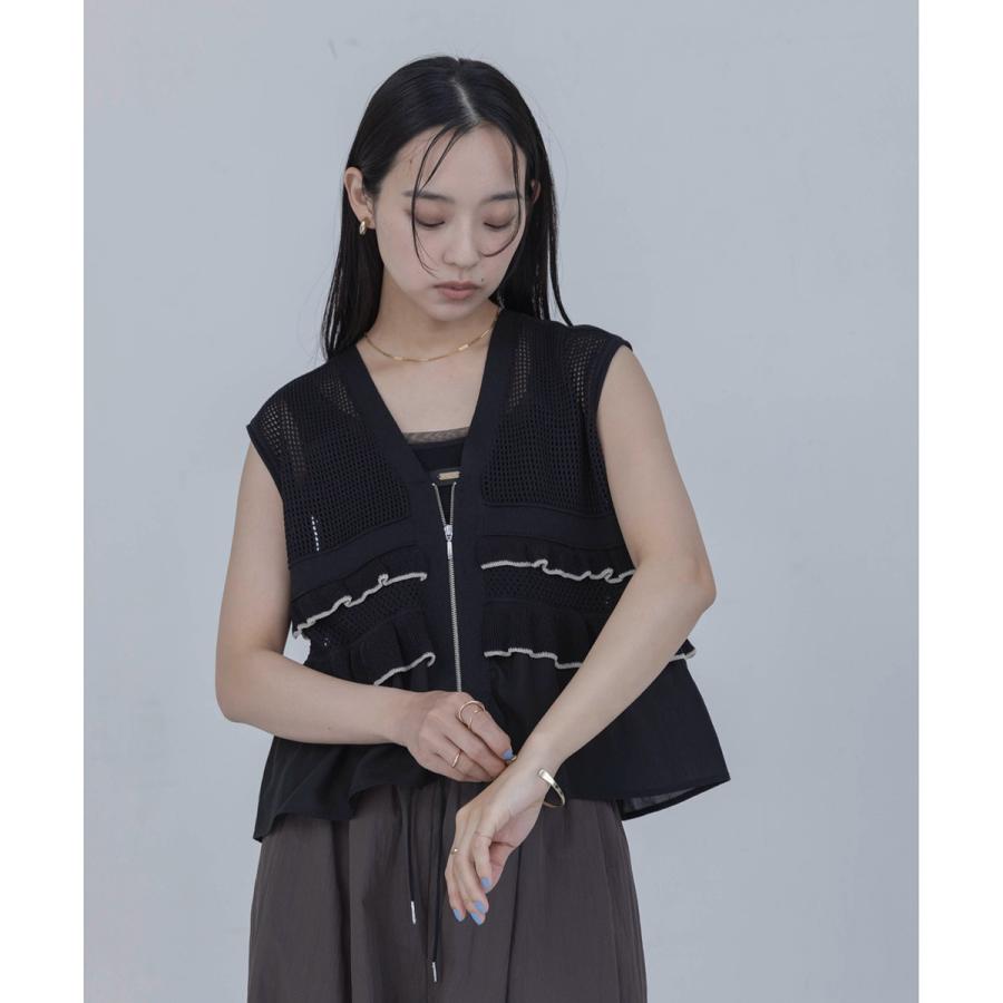 Eimee Law（エイミーロウ） ベスト 84756Z レディース ティアード