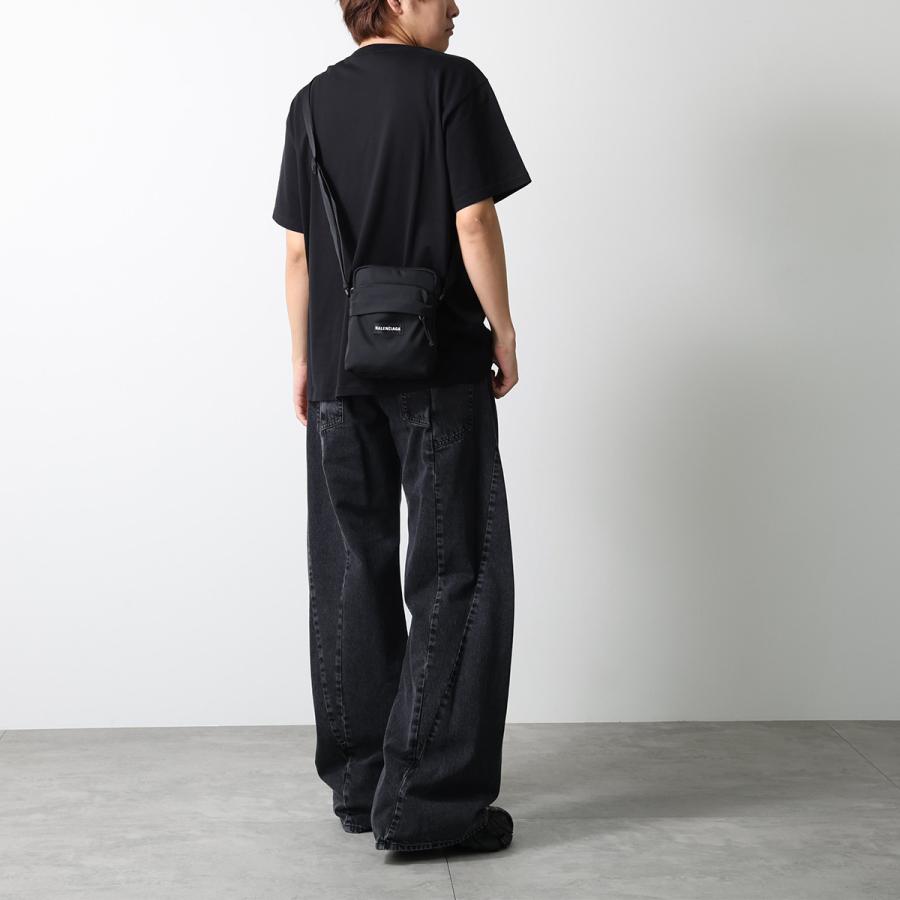 BALENCIAGA バレンシアガ ショルダーバッグ Explorer エクスプローラー 845593 2AB9Q メンズ レディース クロスボディ 鞄 1000/BLACK 8455932AB9Q1000の画像