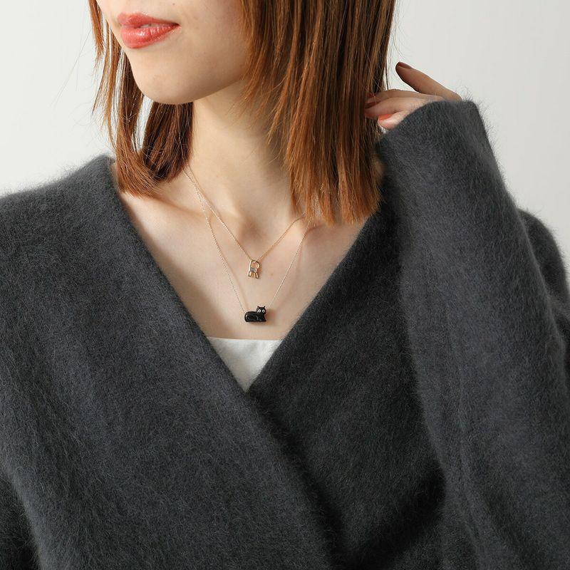 ALIITA（アリータ） ネックレス BLACK CAT NECKLACE ROLO レディース