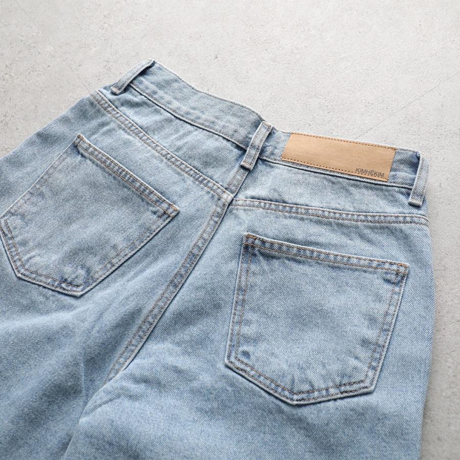 KIMHEKIM キムヘキム ジーンズ PEARL EMBELLISHED WIDE LEG DENIM