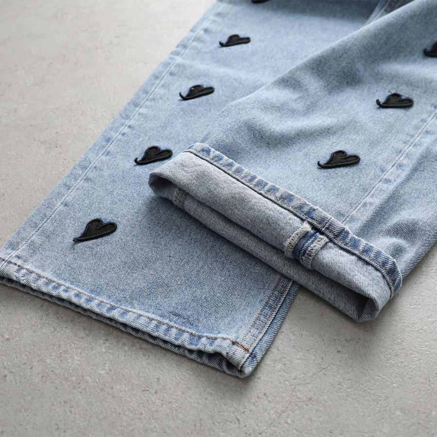 KIMHEKIM キムヘキム ジーンズ HEART PATCHES JEANS ZF5 JN01