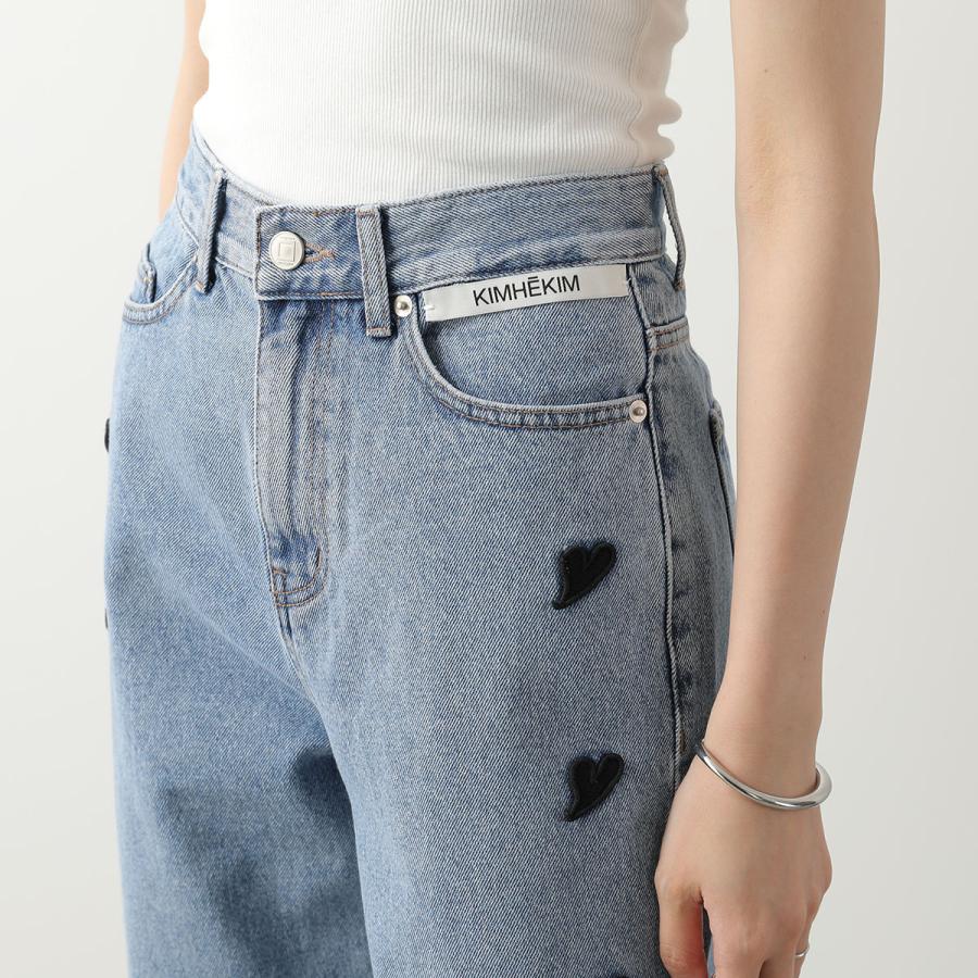 KIMHEKIM キムヘキム ジーンズ HEART PATCHES JEANS ZF5 JN01