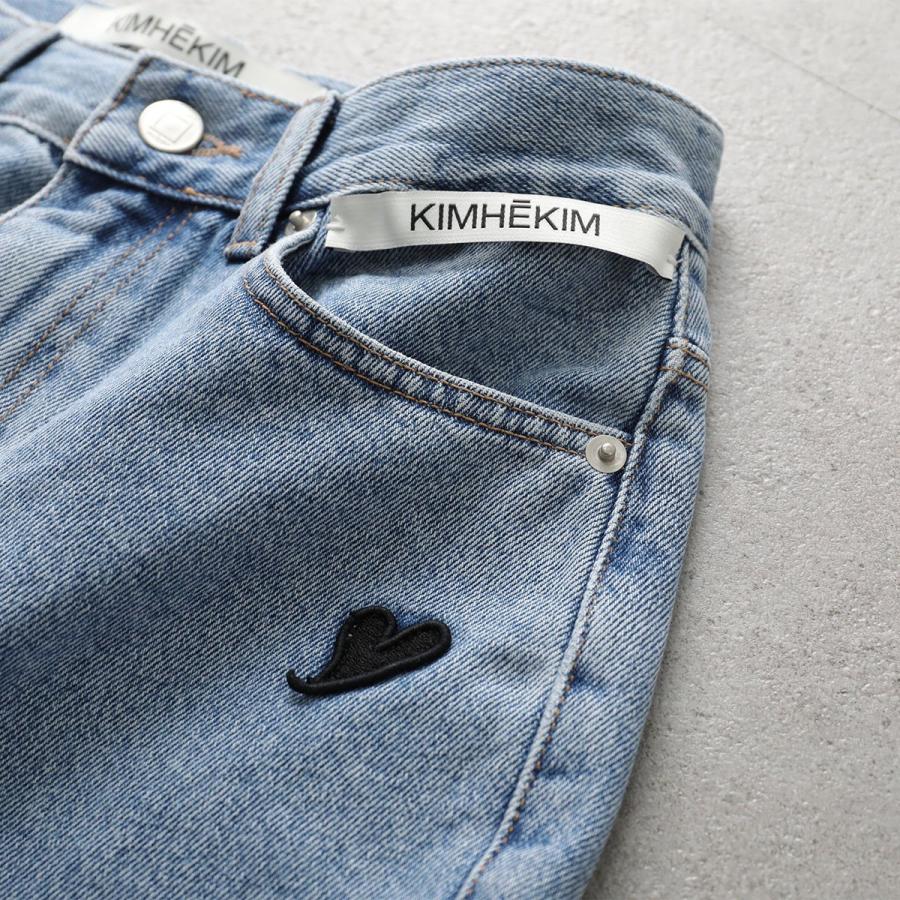KIMHEKIM キムヘキム ジーンズ HEART PATCHES JEANS ZF5 JN01