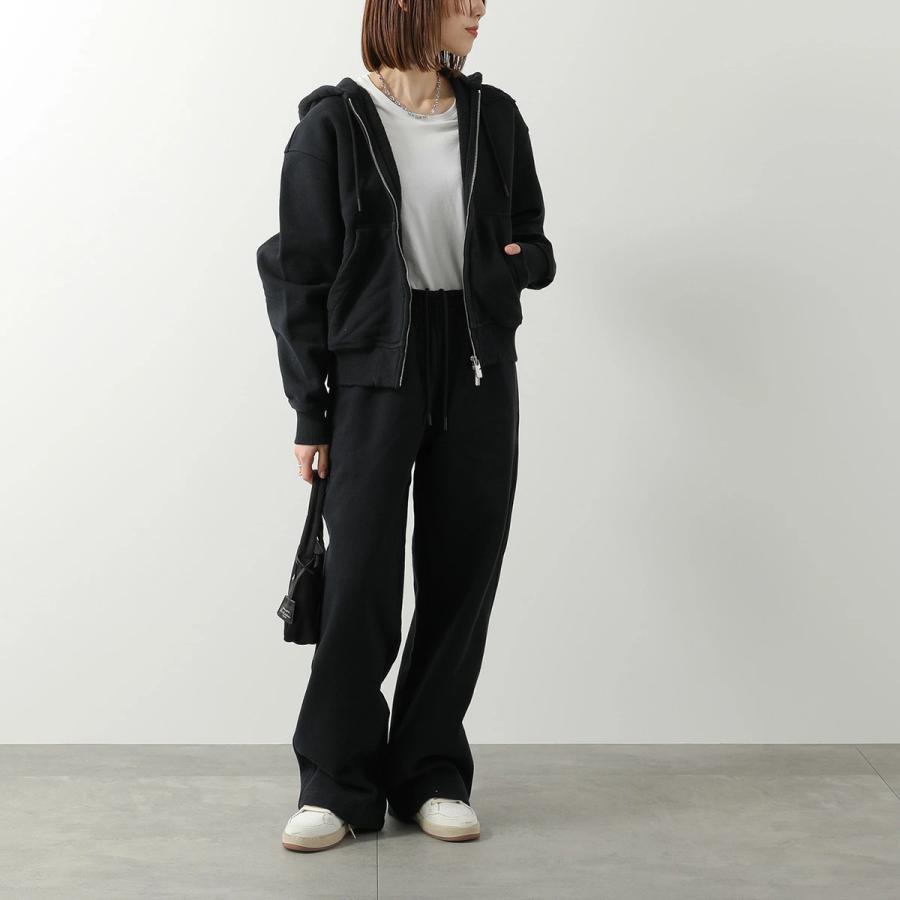 BURBERRY バーバリー パーカー 8084964 メンズ ジップアップ フーディー スウェット コットン 裏起毛 刺繍ロゴ セットアップ可能 A1189/BLACKの画像