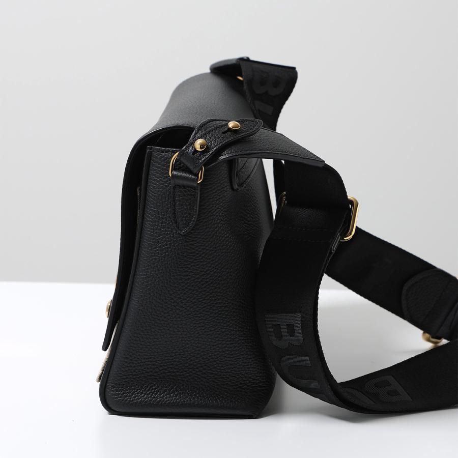 BURBERRY バーバリー ショルダーバッグ NOTE ノート 8021110 メンズ バーバリーチェック レザー クロスボディ 鞄 A1189/BLACKの画像