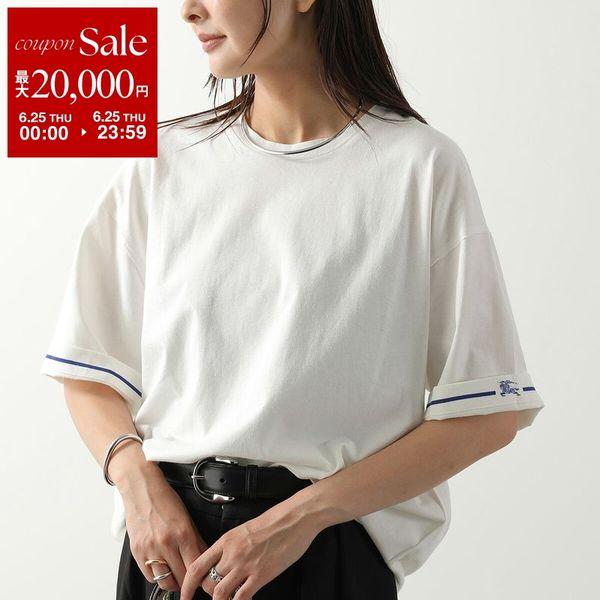 BURBERRY　カットソー　新品タグ付き BURBERRY（バーバリー） Tシャツ 8084783 レディース ロールアップ