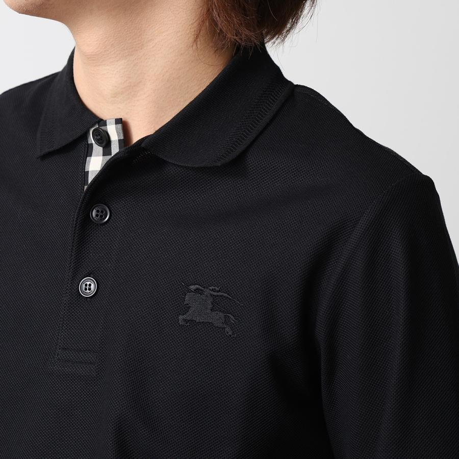 BURBERRY（バーバリー） ポロシャツ 8098800 メンズ 長袖 鹿の子 騎士