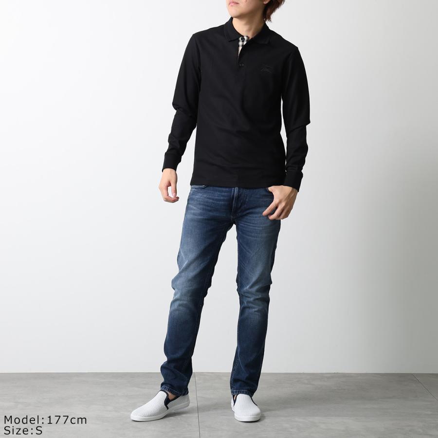 BURBERRY（バーバリー） ポロシャツ 8098800 メンズ 長袖 鹿の子 騎士