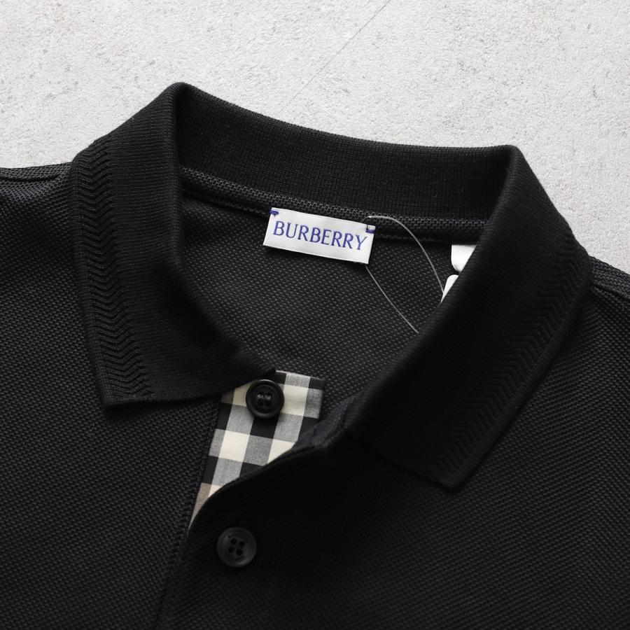 BURBERRY（バーバリー） ポロシャツ 8098800 メンズ 長袖 鹿の子 騎士